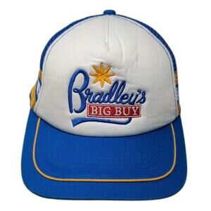Netflix Stranger Things Bradley's Big Buy Blue Trucker Hat One Size Mesh Back